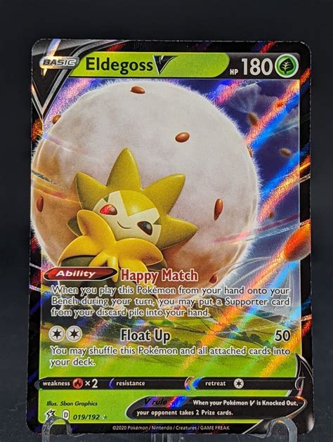 Pokemon Eldegoss V 019 192 Ultra Rare Card Rebel Clash TCG NM EBay