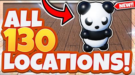 ALL 130 PANDA LOCATIONS In Roblox Find The Pandas YouTube