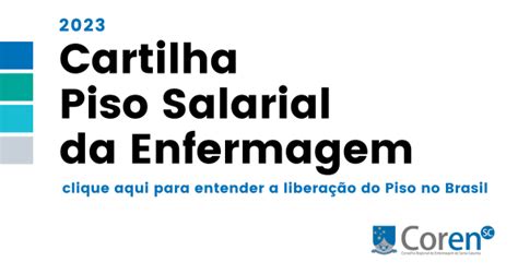 2023 Coren SC Elabora Cartilha Esclarecimentos Sobre O Piso