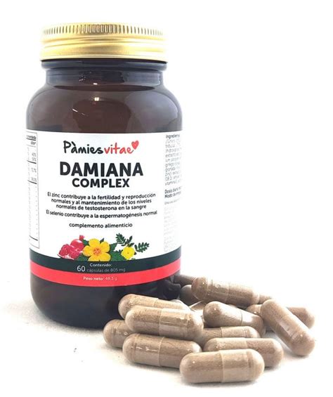 DAMIANA COMPLEX PV 60 capsulás Tienda Dulce Revolución oficial