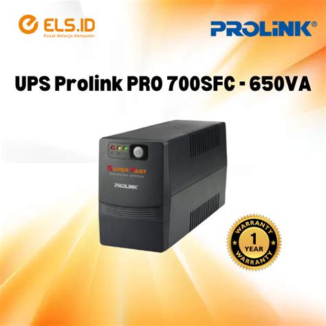 Promo UPS Prolink PRO 700SFC 650VA 1 Th W AVR Cicil 0 3x Kota