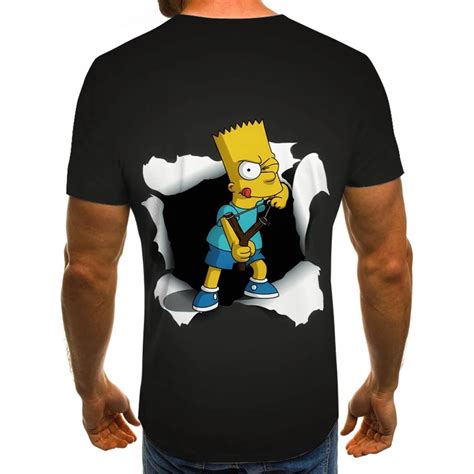 The Simpson Cartoon Characters D Print T Shirts Simpson Plush Shop