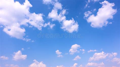 Bright Blue Sky Background stock photo. Image of calm - 262552396