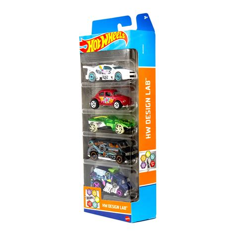 Hot Wheels 5 Li Araba Seti HW Design Lab 2023 HLY72