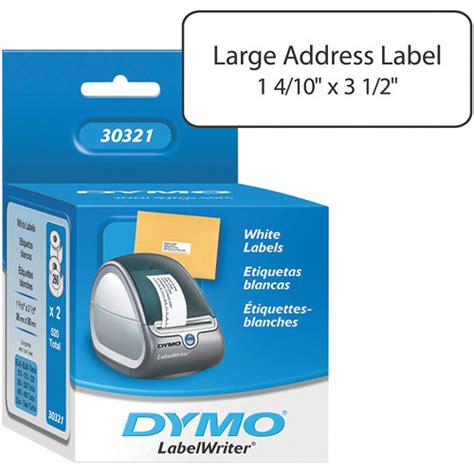 Dymo LabelWriter Large Address Labels White 30321 B H Photo