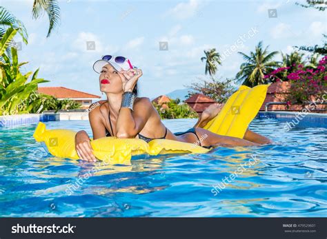 Sexy Slim Woman Sensual Bikini Swimsuit Stock Photo Shutterstock