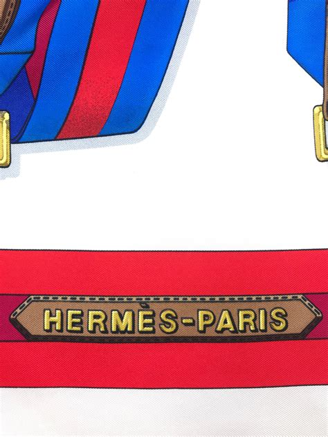 Vintage Hermes Silk Scarf 1990 Hermes Les Sangles By J Metz Etsy