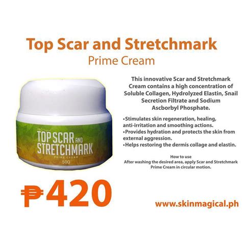 Top Scar And Stretchmark Prime Cream Health And Nutrition Medical