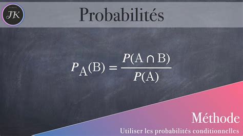 Probabilités conditionnelles YouTube