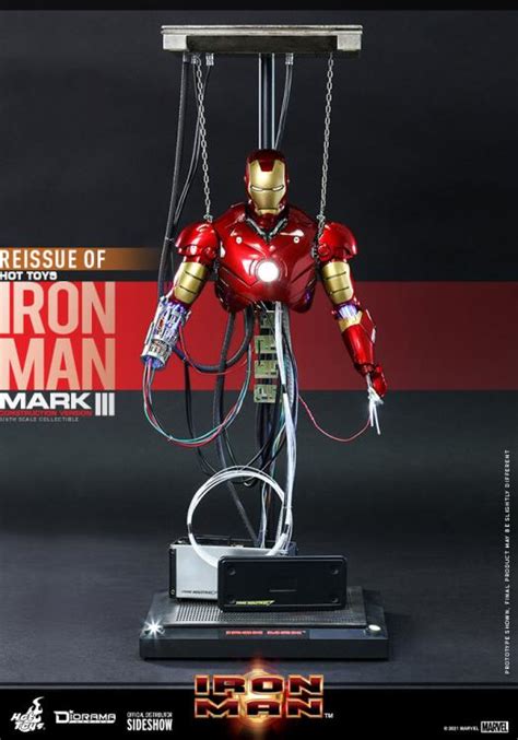 Action Figure Colecionável Iron Man Homem de Ferro DS003 Mark III