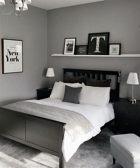 Black White And Grey Bedroom Artofit