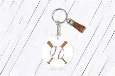 Baseball Keychain Svg Bundle Ruffles And Rain Boots