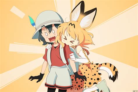 Hd Wallpaper Anime Kemono Friends Kaban Kemono Friends Serval