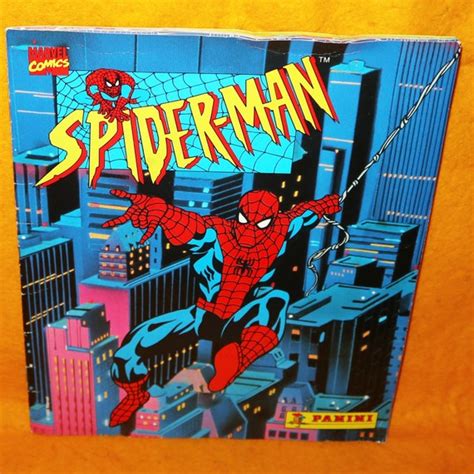 Vintage Panini Marvel Comics Spider Man Sticker Album Book Etsy