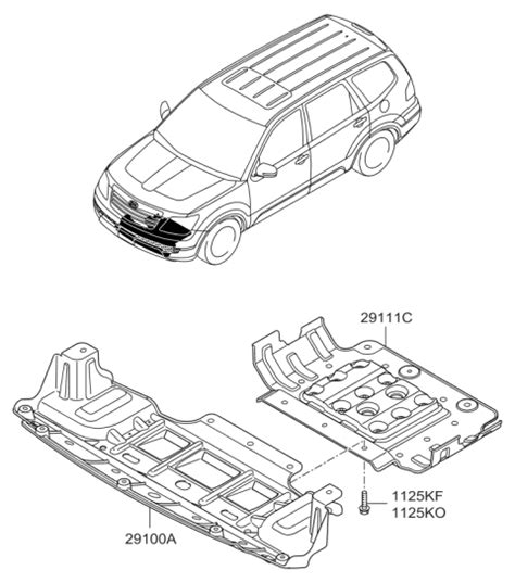 J Genuine Kia Panel Assembly Under Cover