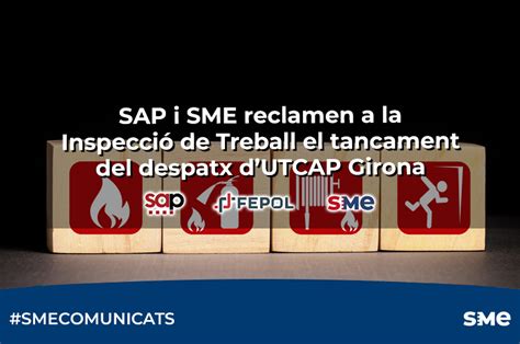 SAP i SME reclamen a la Inspecció de Treball el tancament del despatx d