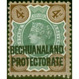 Bechuanaland 1897 4d Green Purple Brown SG64 Fine Mtd Mint 2