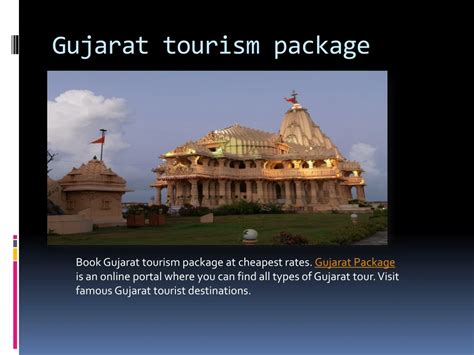 Ppt Gujarat Tourism Package Powerpoint Presentation Free Download Id 8346907