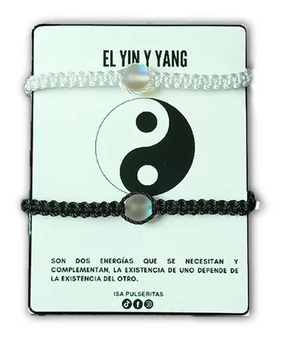 Pulseras Yin Yang Regalo Para Parejas Compartidas Amistad