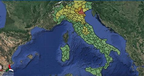 Maltempo Allerta Meteo Rossa Arancione E Gialla Oggi 22 Maggio Le