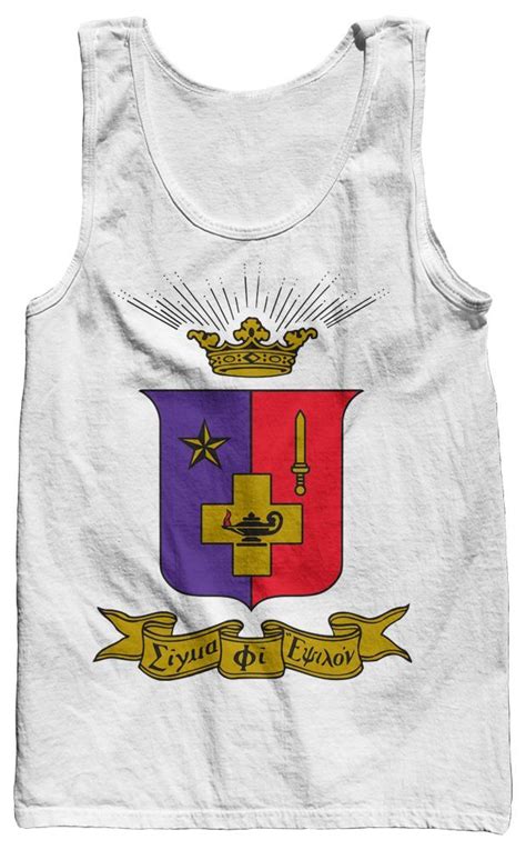 The Sigma Phi Epsilon Crest Tank Sigma Phi Epsilon Trims Fashion Sig Ep