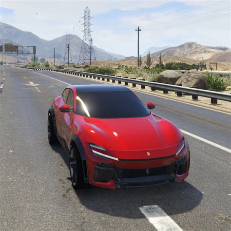 Ferrari Purosangue SUV Add On GTA5 Mods