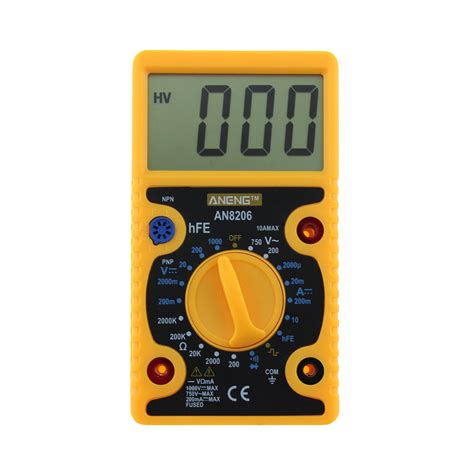 ANENG AN8206 Probes With Square Wave Output Digital Multimeter For