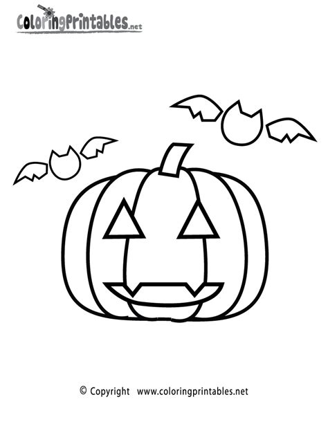 Halloween Coloring Page A Free Holiday Coloring Printable