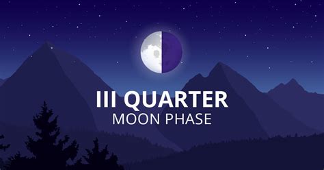 Moon Phase : Third Quarter | Moon-Bound.com