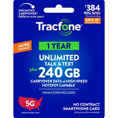 Tracfone Unlimited Talk Text Plus Gb Of Data Day Prepaid