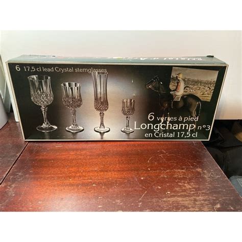 Cristal D Arques J G Durand Dining In Box Vintage Set Of Cristal