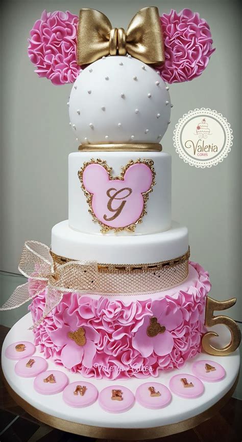 Pin On Valeria Cakes Repostería Creativa 6E1 Minnie mouse birthday