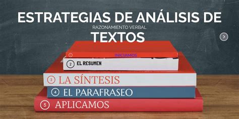 ESTRATEGIAS PARA EL ANÁLISIS DE TEXTOS