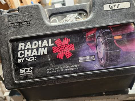 SCC Radial Tire Chains 13 16 CH2111T Set Of 2 EBay