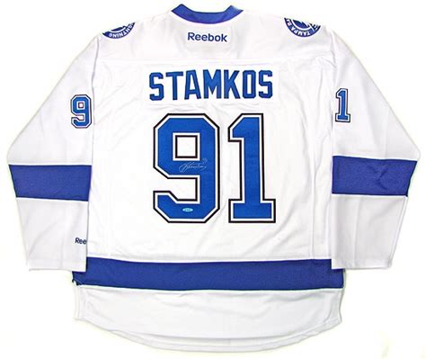 Steven Stamkos Autographed Tampa Bay Lightning White Jersey Uda Coa