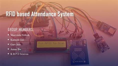 RFID Based Attendance System Using Arduino Demonstration YouTube