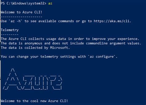 Installing Azure Module For Powershell And Azure Cli Windows Cloudshell