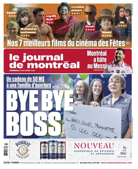 Le Journal De Montreal Subscriptions Pressreader