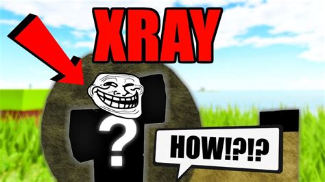 X Ray Noob Disguise Trolling In Booga Booga Roblox Youtube