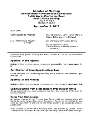 Newton Historic Preservation Commission Doc Template Pdffiller