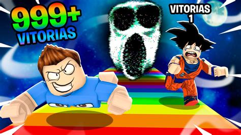 FUI ENGOLIDO PELO MONSTRO DO DOORS NA CORRIDA ASSUSTADORA DO ROBLOX