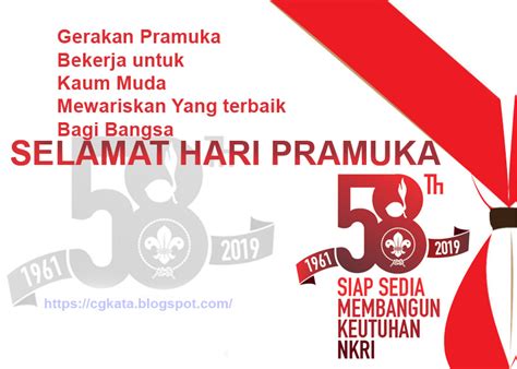 Kumpulan Kata Mutiara Ucapan Hari Pramuka Cgkata