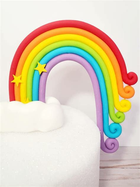 How To Make A Rainbow Cake Topper Tutorial Artofit