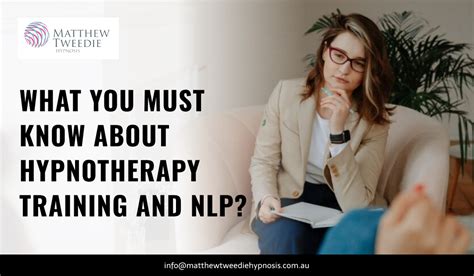 What You Must Know About Hypnotherapy Training And Nlp