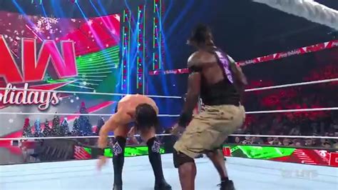 R Truth Vs JD McDonagh Miracle On 34th Street Fight Raw Highlights