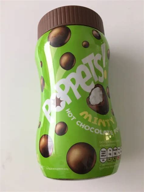 POPPETS MINT HOT Chocolate Powder G Tub PicClick UK