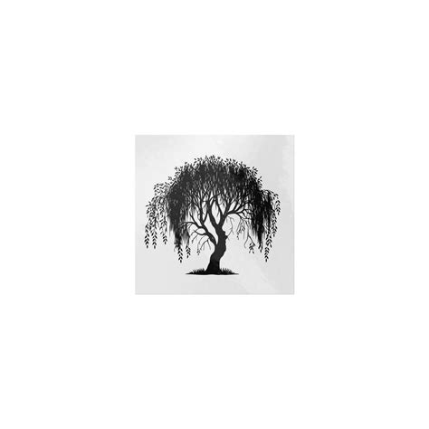 Willow Tree Sticker Tree Decal Nature Sticker Laptop Sticker Willow Tree Art Car Decal