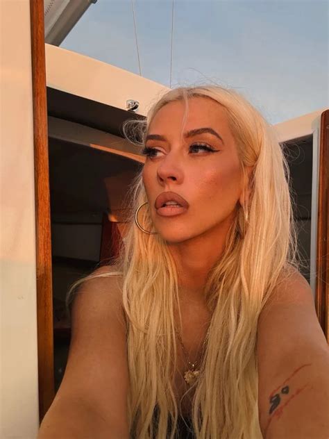 Christina Aguilera Flaunts Curves In Red Hot Swimsuit Months After Dismissing Ozempic Rumors