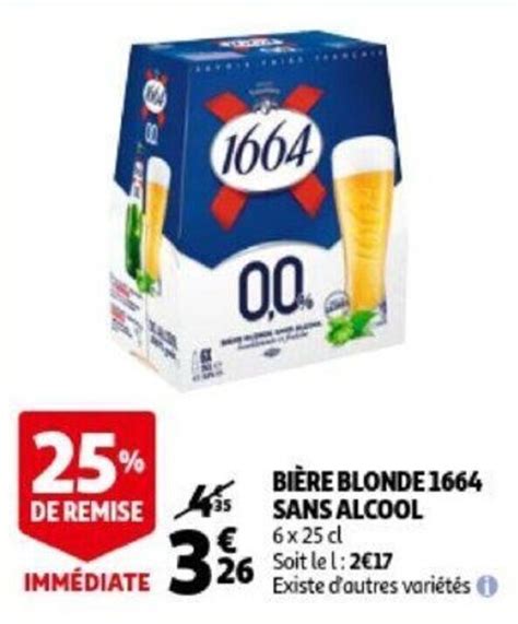 Biere Blonde Sans Alcool Promotie Bij Auchan