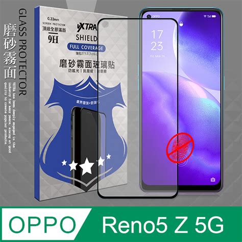 Vxtra 全膠貼合 Oppo Reno5 Z 5g 霧面滿版疏水疏油9h鋼化頂級玻璃膜黑 Pchome 24h購物